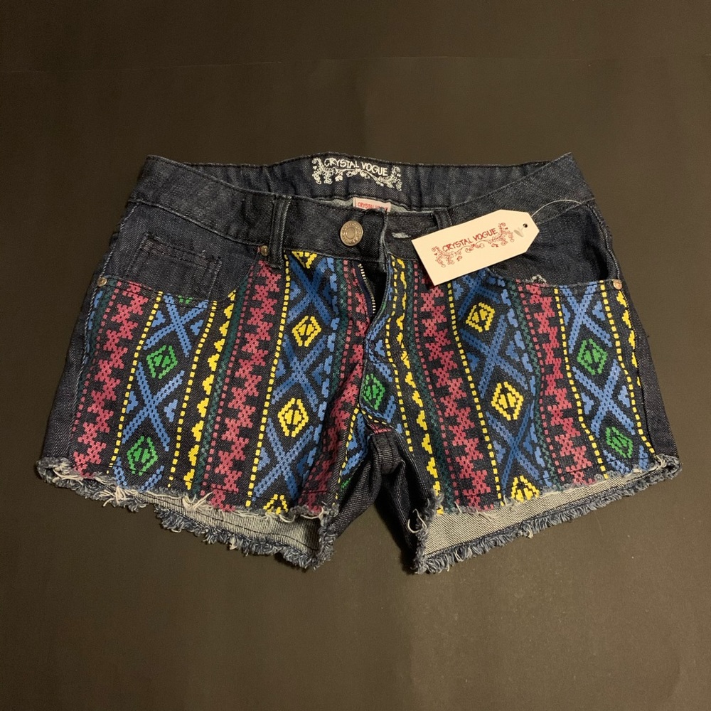 Crystal Vogue Jean Shorts Size 11 Juniors